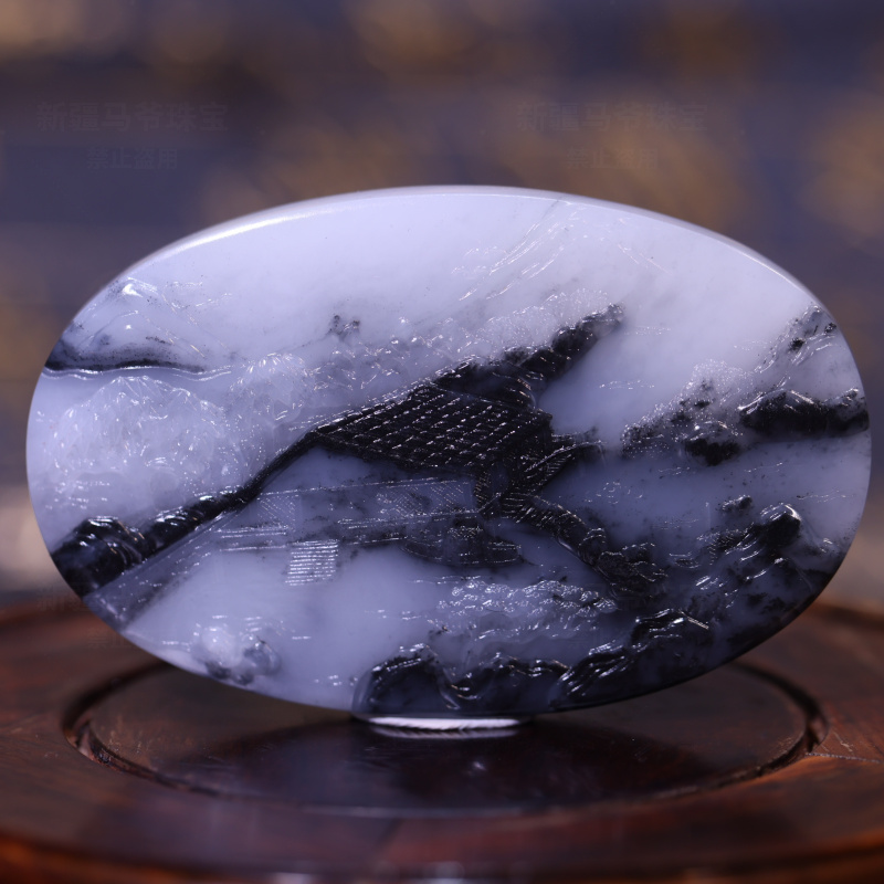 【新疆马爷珠宝】-青花摆件