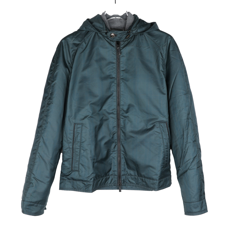 杰尼亚 Ermenegildo Zegna 男士防风连帽外套 UDT34476YB339560