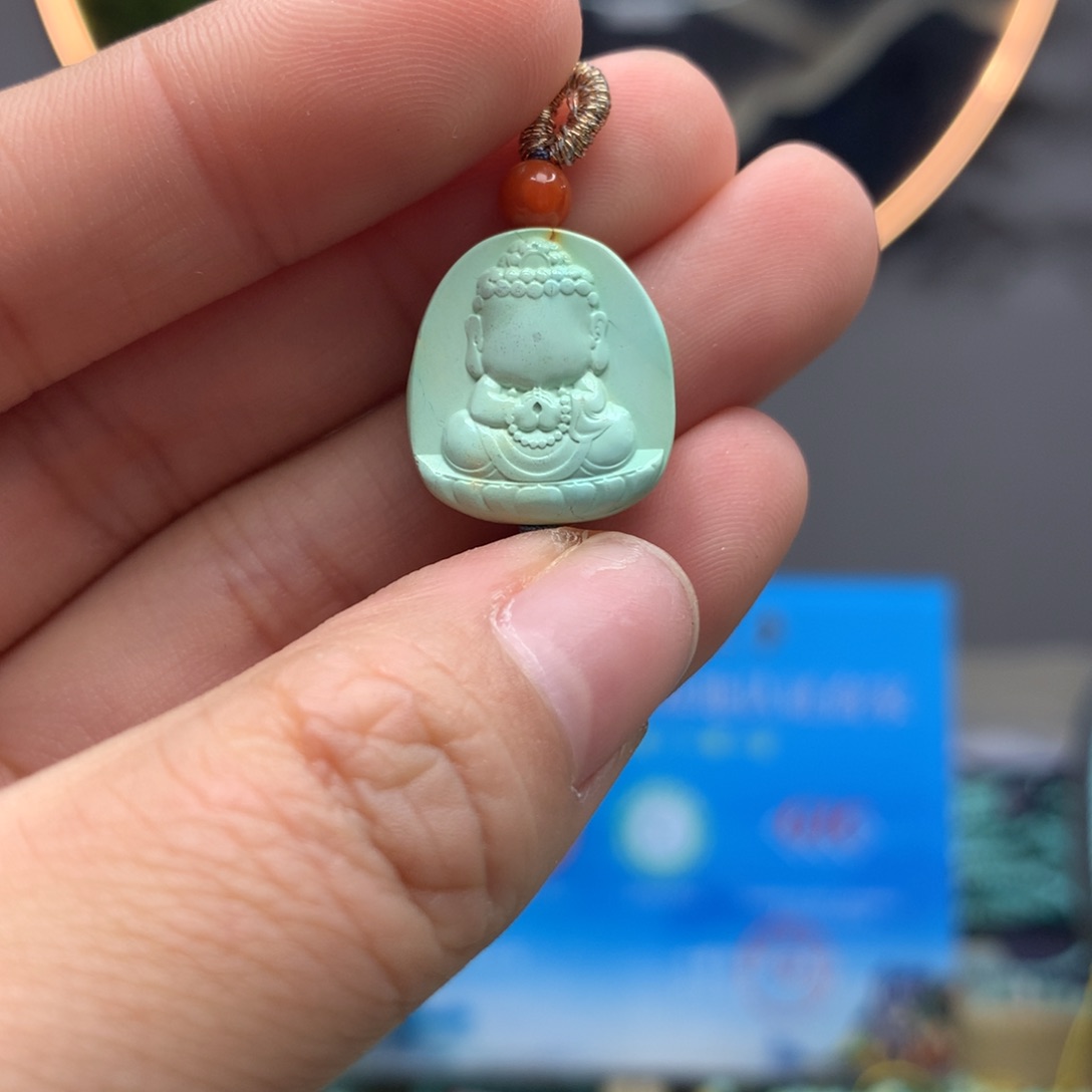 绿松石挂件未镶嵌