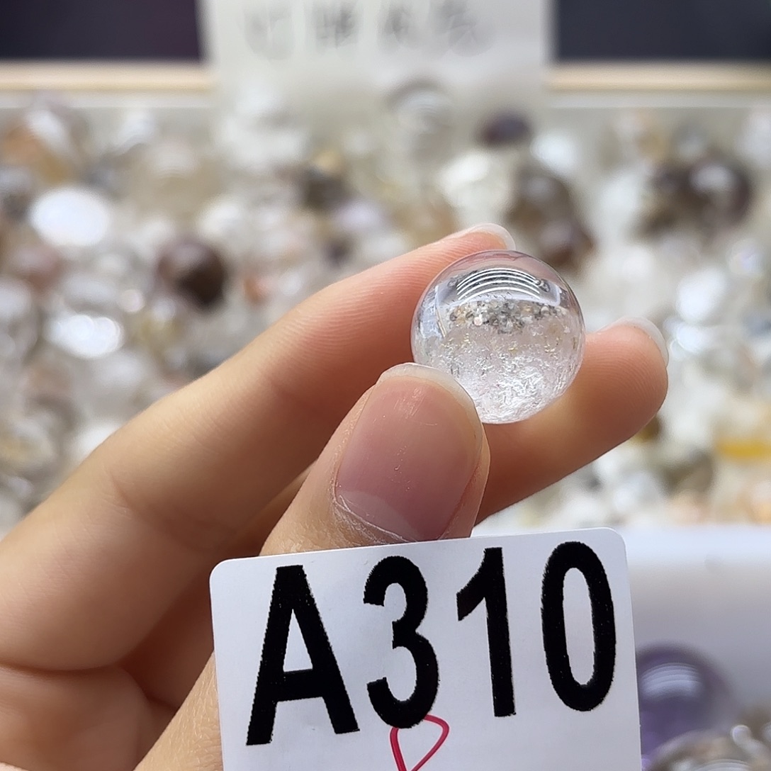 遥***饭水晶珠宝半成品未镶嵌310