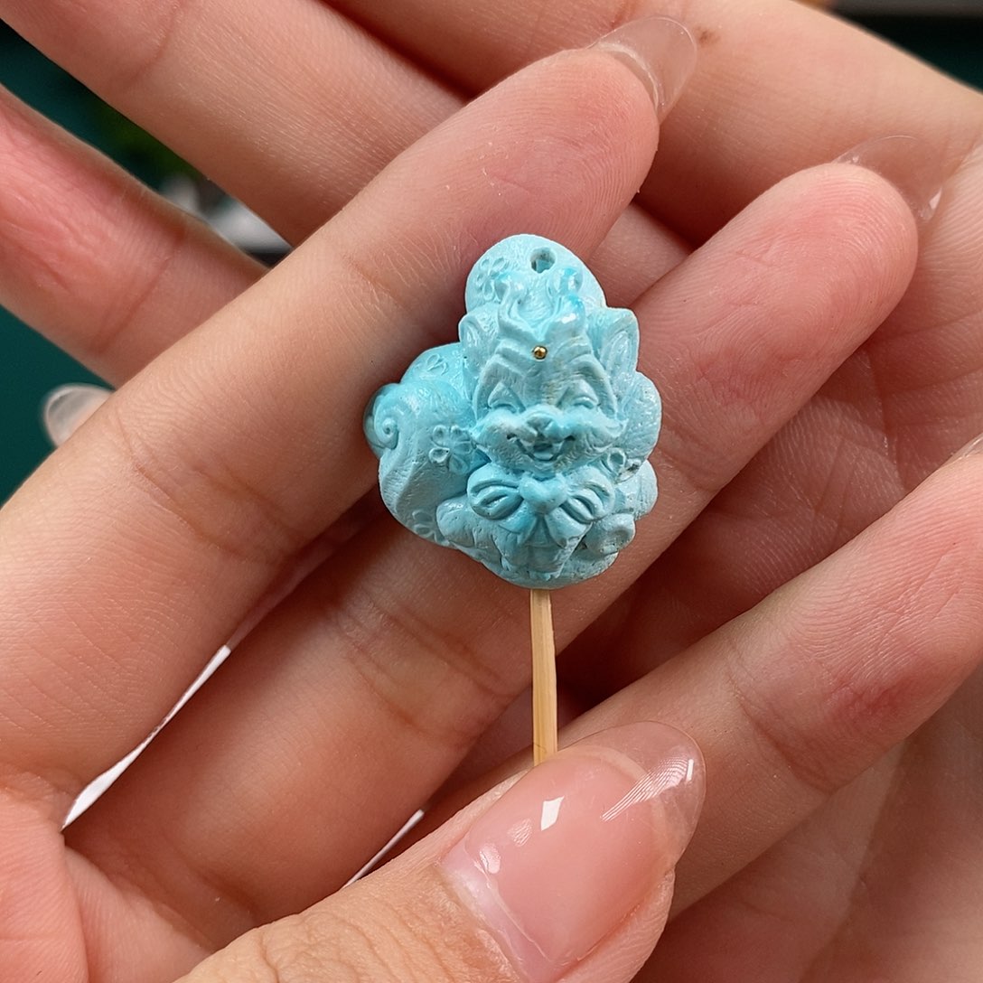 绿松石珠宝奇石未镶嵌