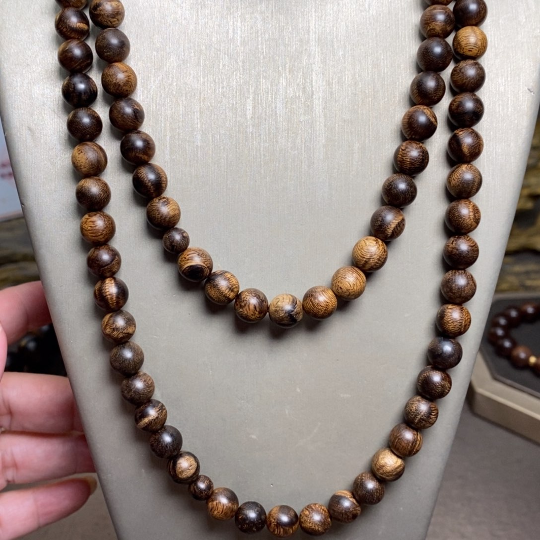 手串沉香越南芽庄黄棋楠瘤疤08×108