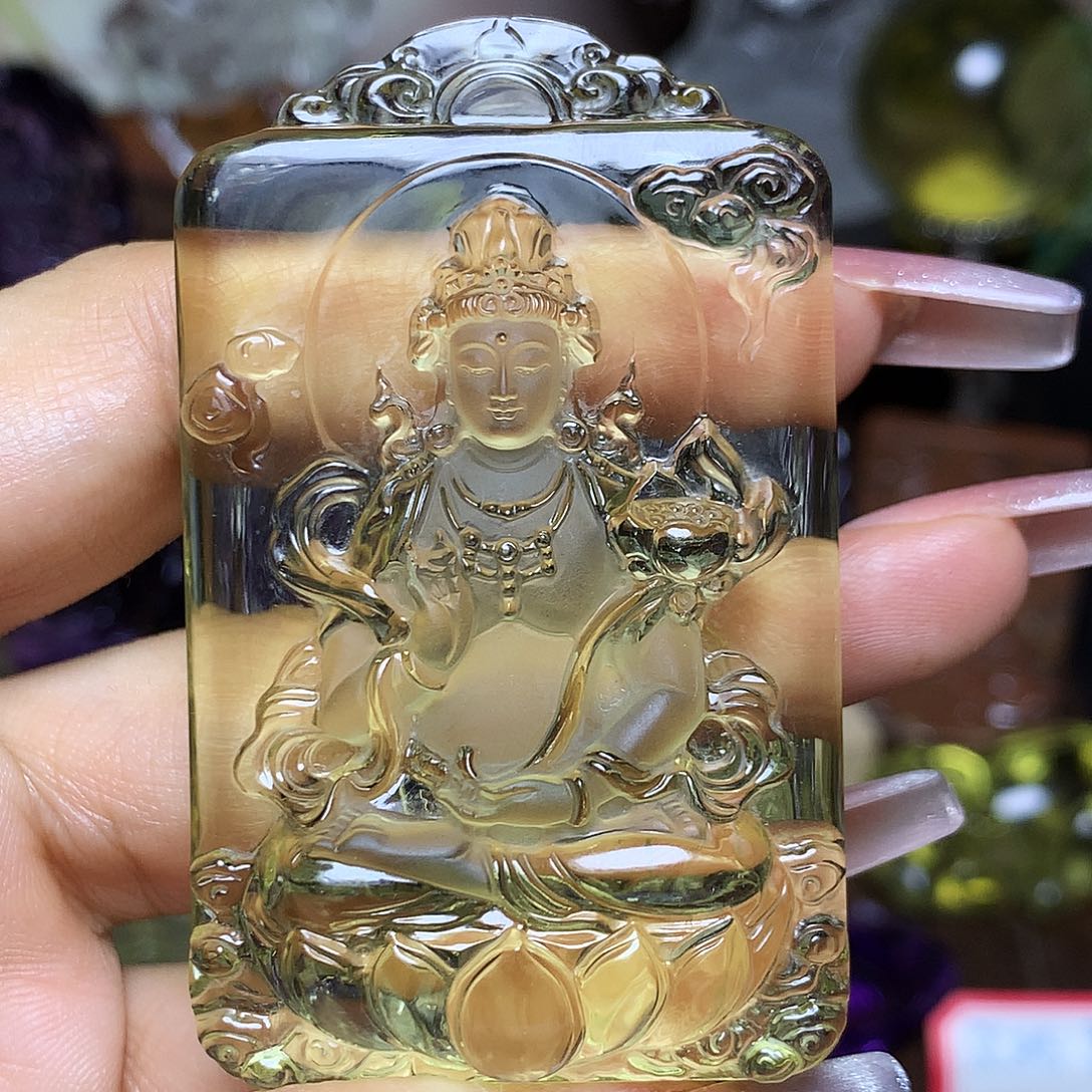 嘉***桓水晶颈饰未镶嵌天然