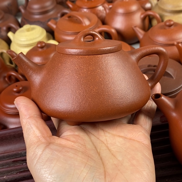紫砂茶壶刘*师全手工降坡泥石飘250cc