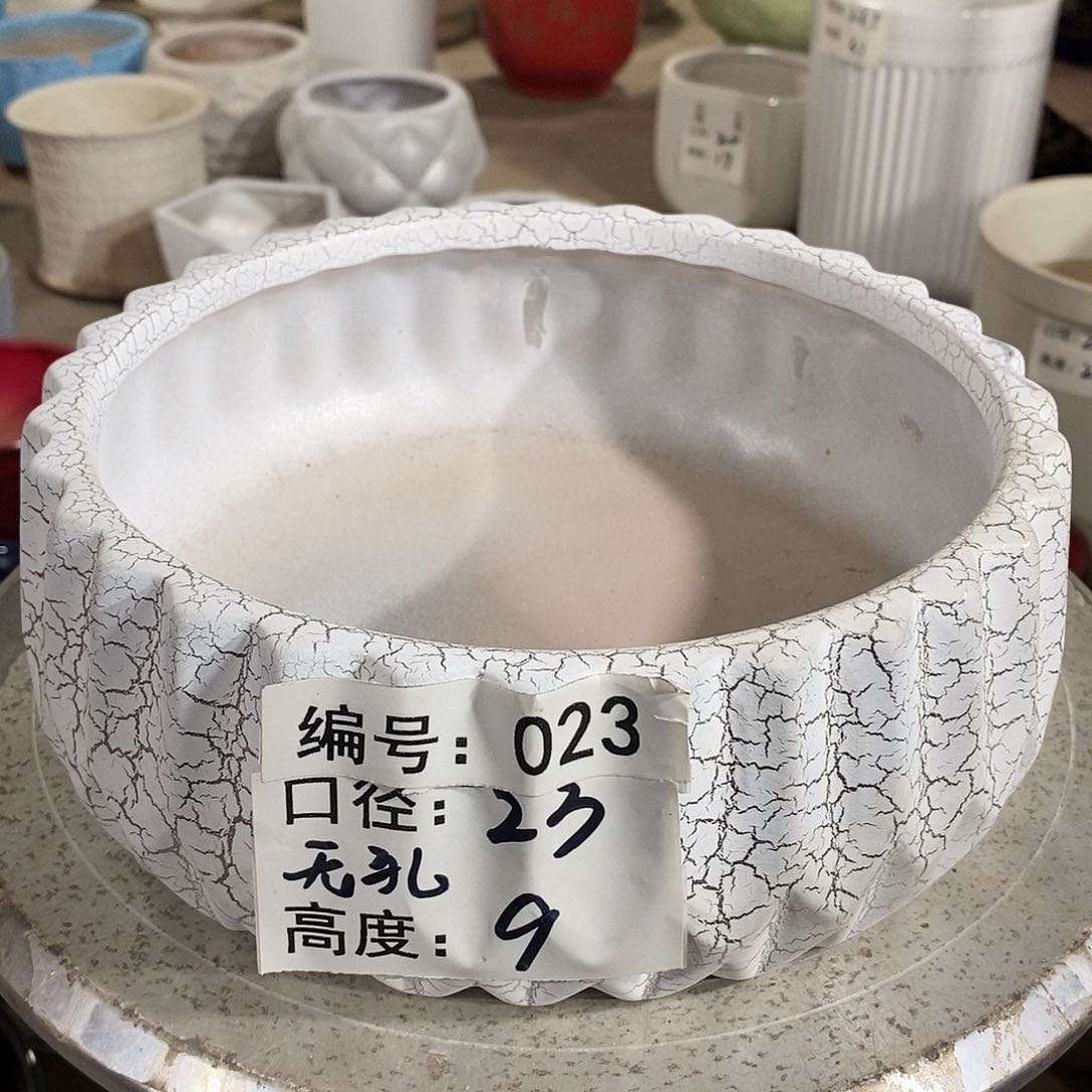 【闪购商品】陶瓷微瑕花盆-023-1个