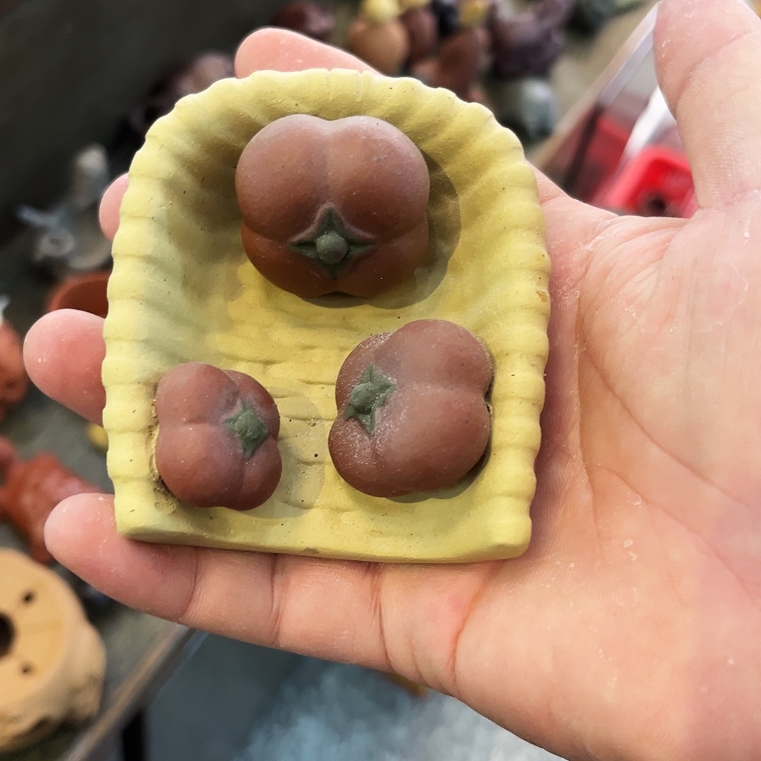 茶杯紫砂高端紫砂雕塑微瑕