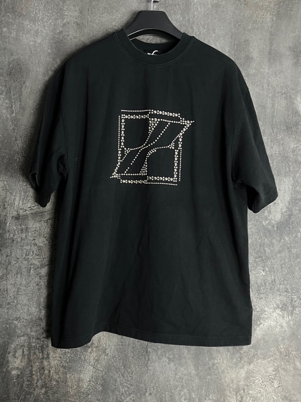 全新未使用 WE11 DONE S码*1/金属铆钉logo短袖/01595