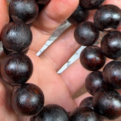藤类1.8紫油降真香品香圆珠