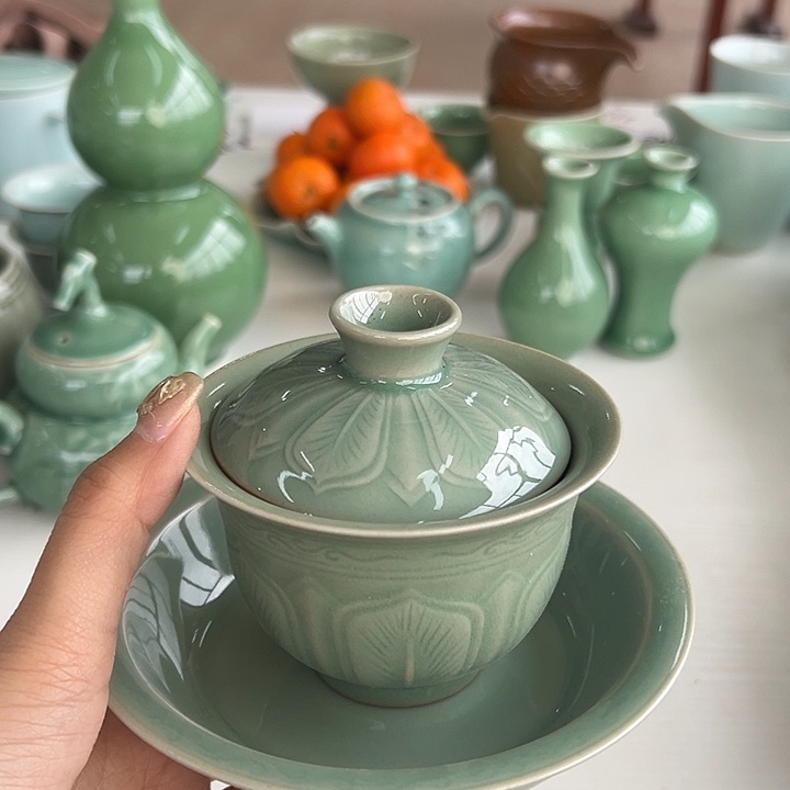 小米茶器龙泉青瓷