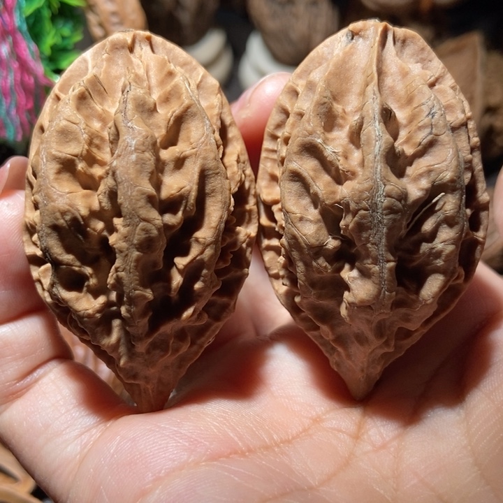 把件文玩核桃东北楸子小雪271