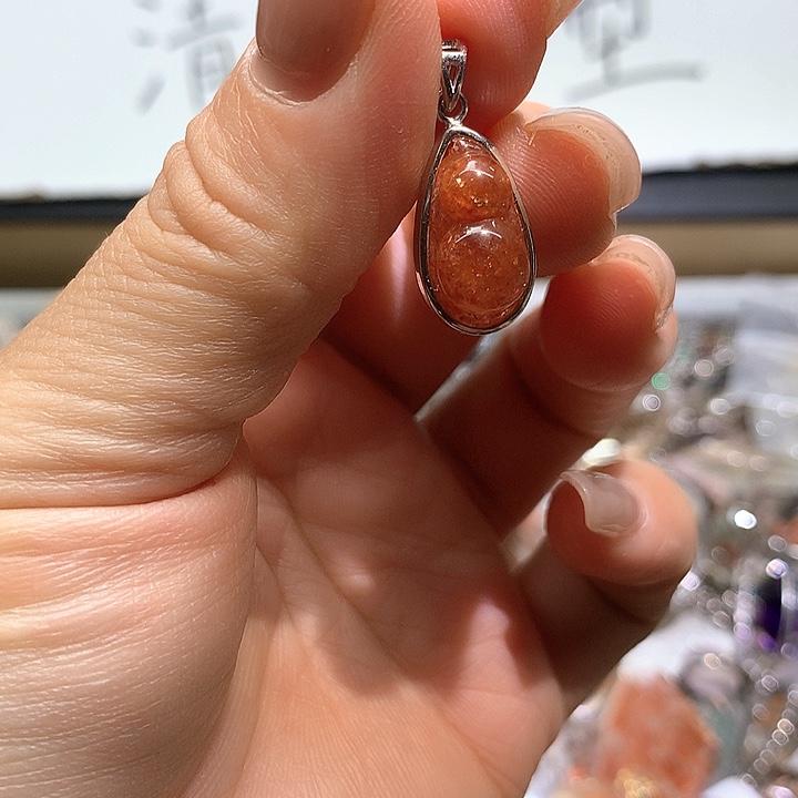 颈饰银S925镶嵌水晶