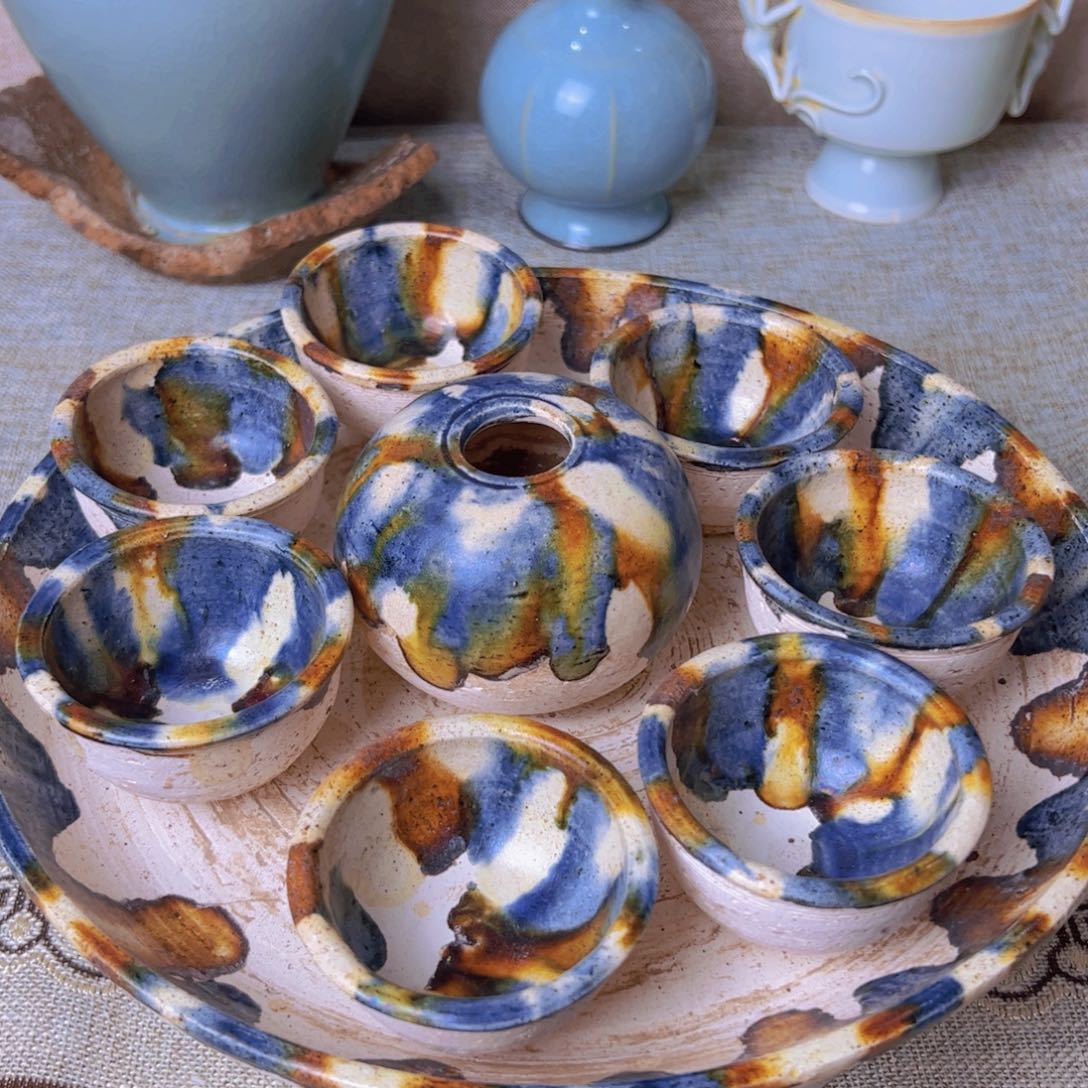 摆件唐三彩唐三彩