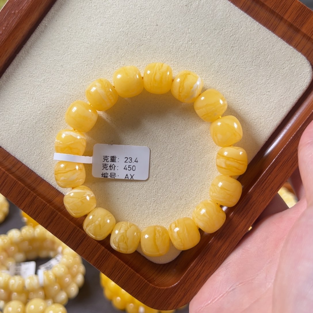 裸石蜜蜡未镶嵌13mm焦皮满蜡虎皮纹老型ax