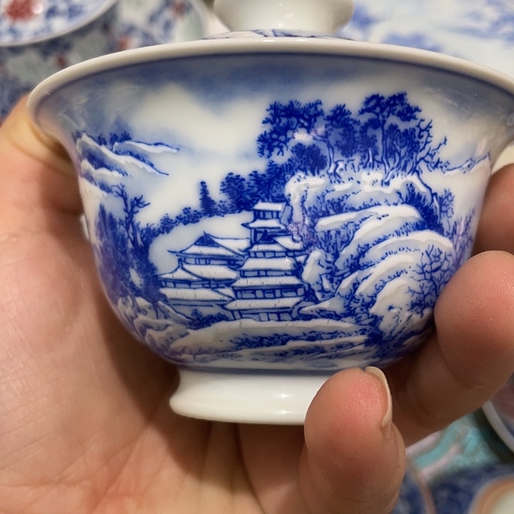 摆件陶景德镇陶瓷主人杯2333