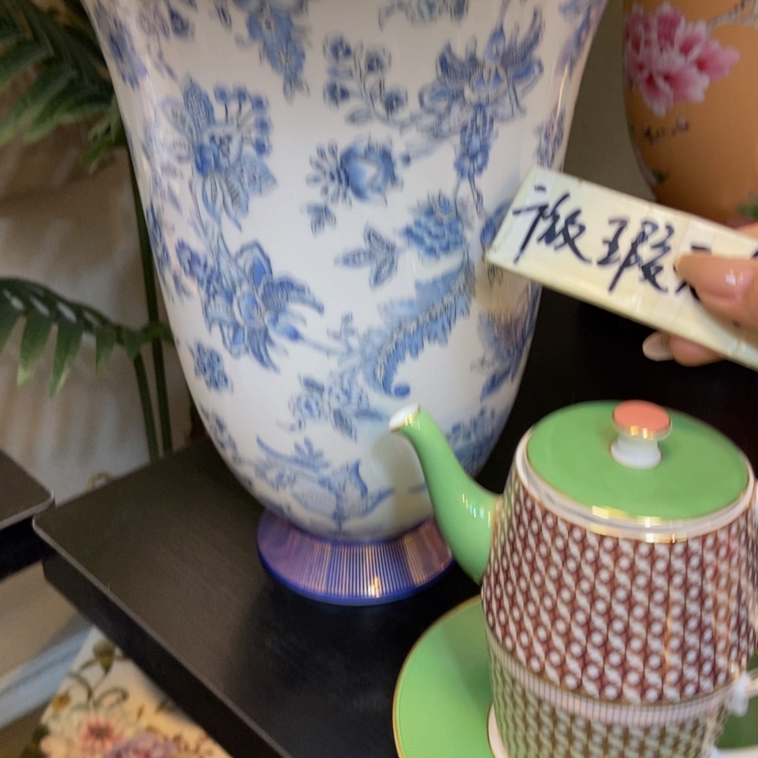 瓷古*子母壶和花瓶各1