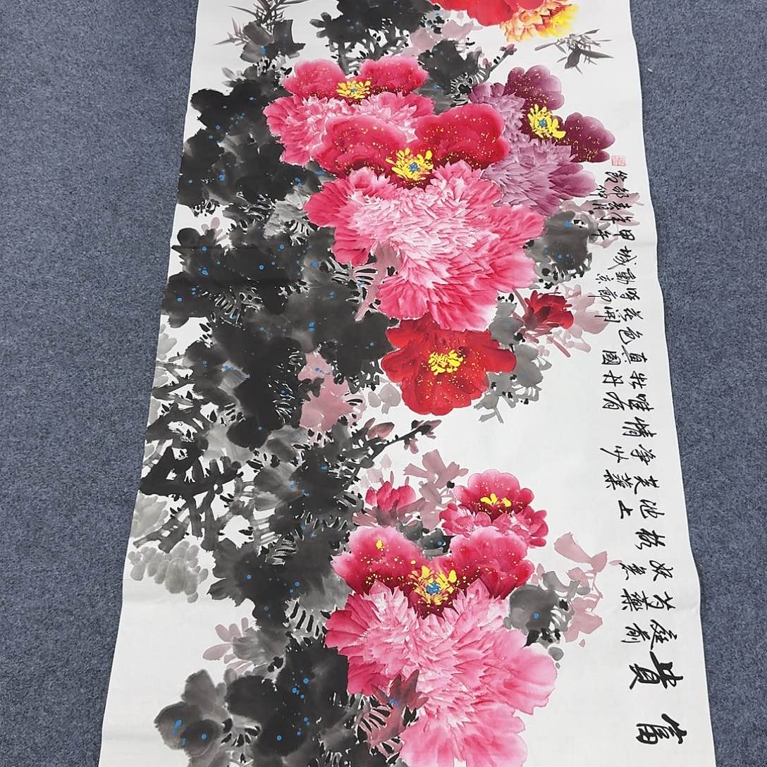 国画国画作品宣纸纯手绘