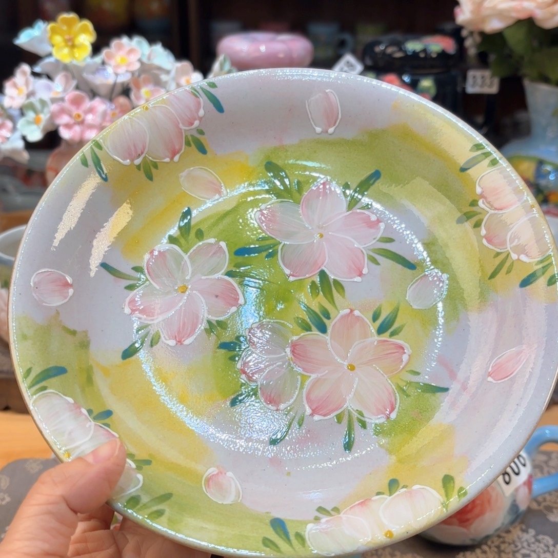 景德镇手绘高温釉下彩陶瓷茶具