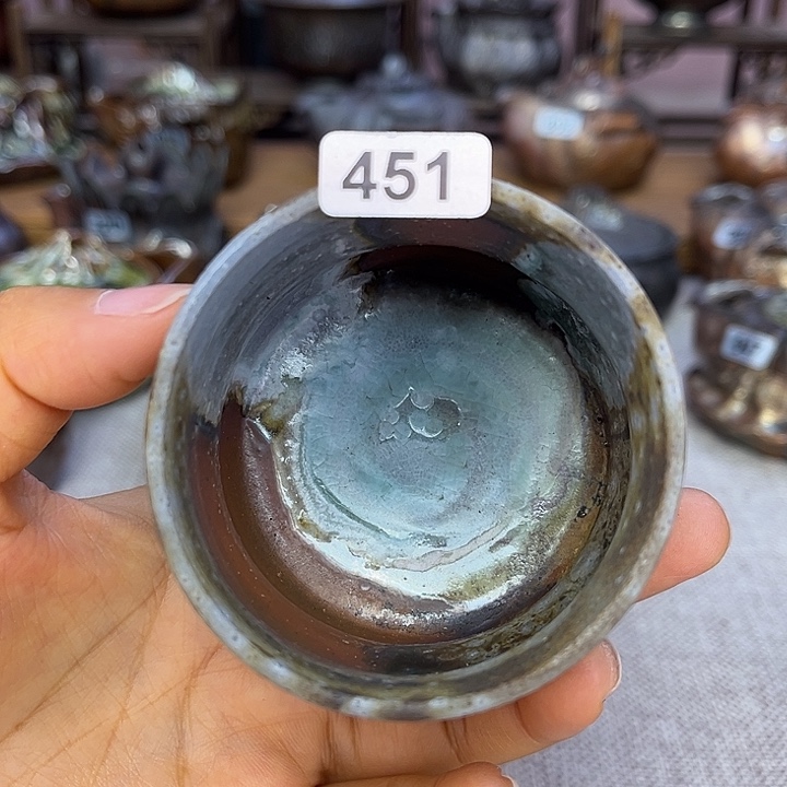 裸柴烧陶瓷手工茶器