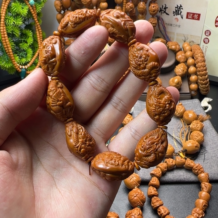 手串/手链橄榄核龙财