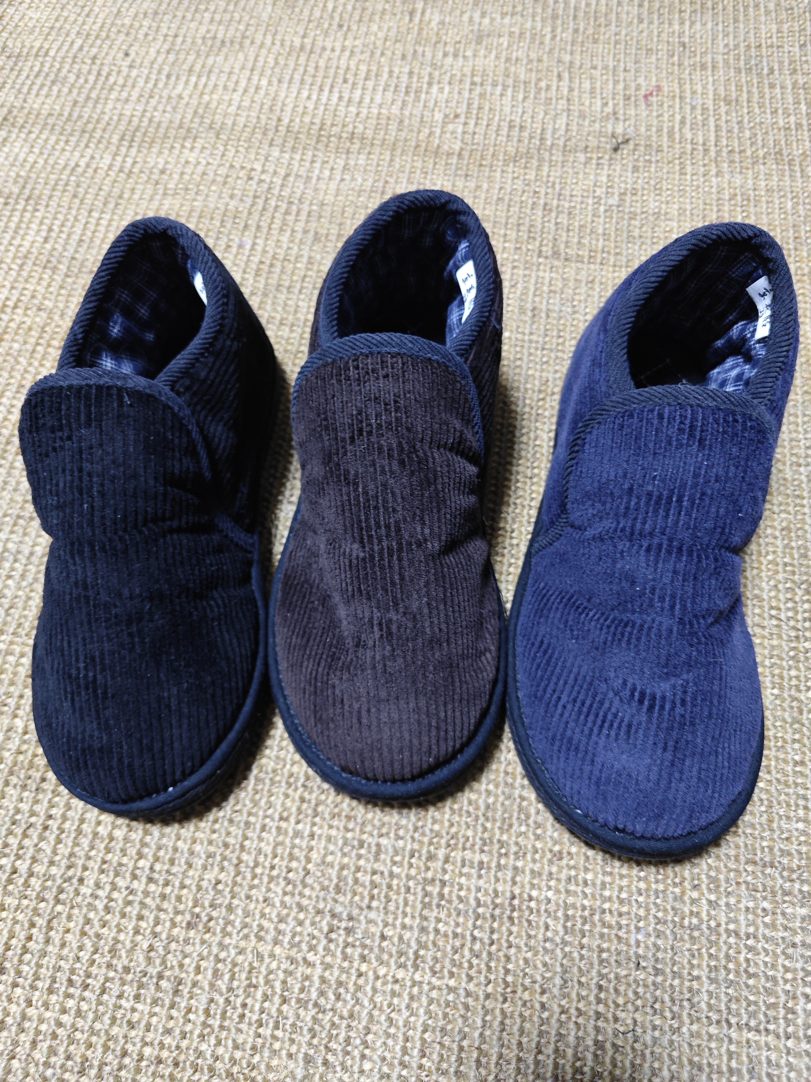 灯芯绒面料加绒加厚千层底软底保暖棉鞋冬季防滑耐磨防水