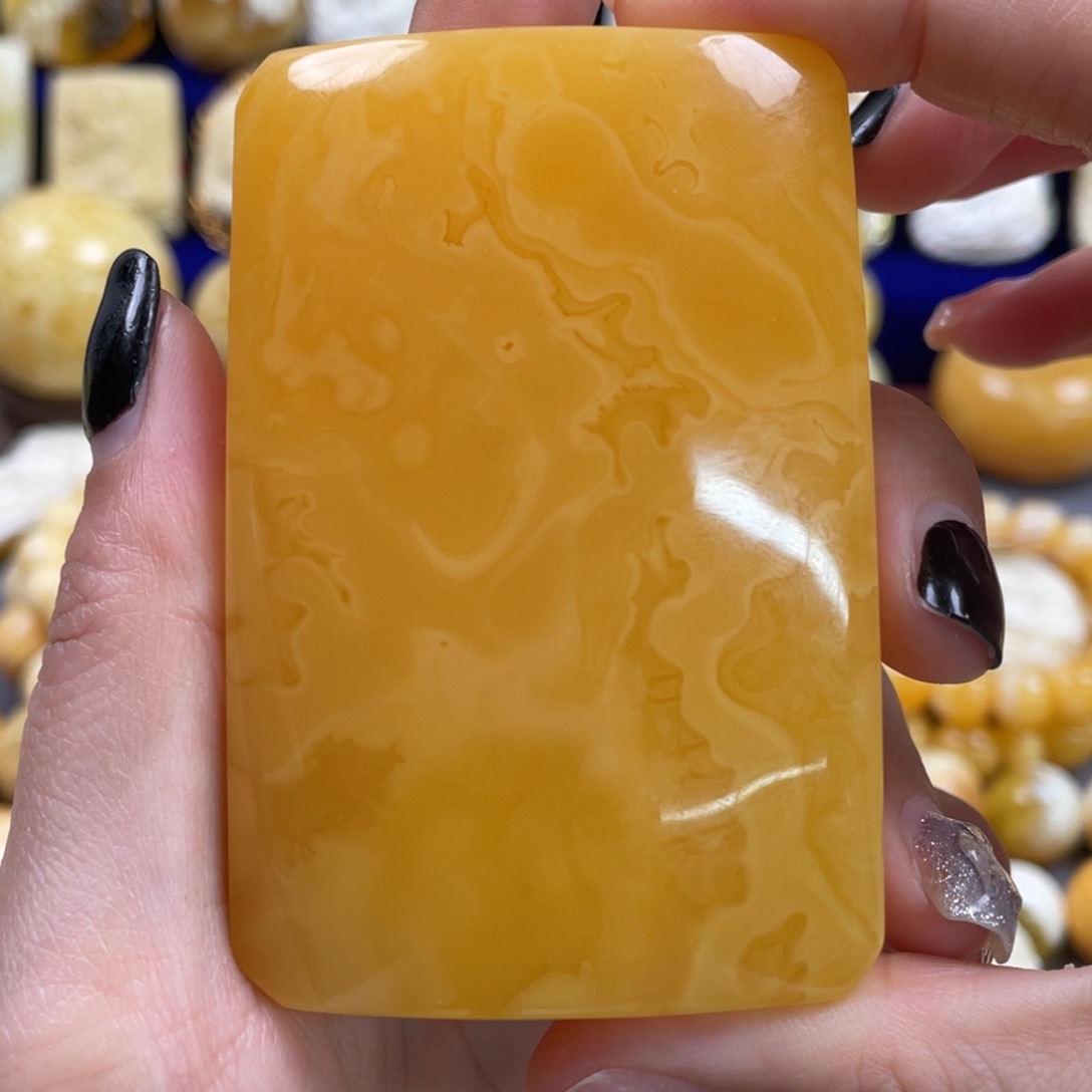 蜜蜡裸石未镶嵌琥珀蜜蜡