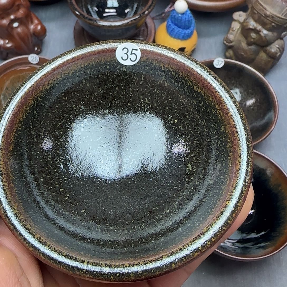 焉***知茶盏印春堂柴烧建盏