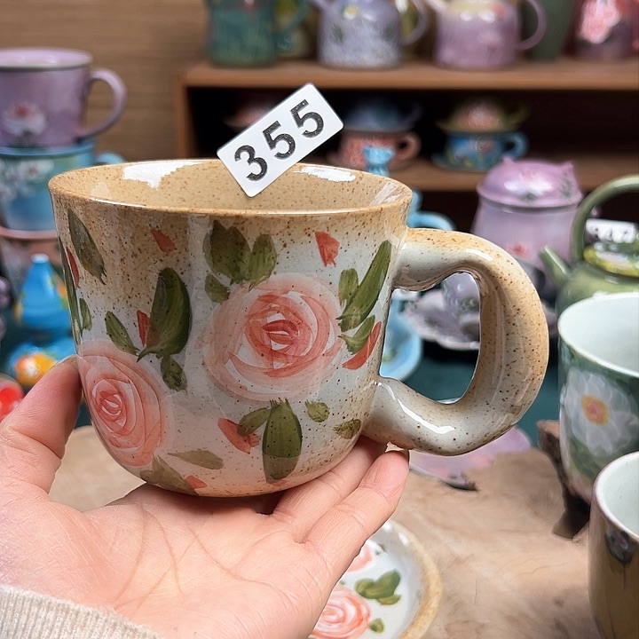 杯景德镇陶瓷手绘作品355