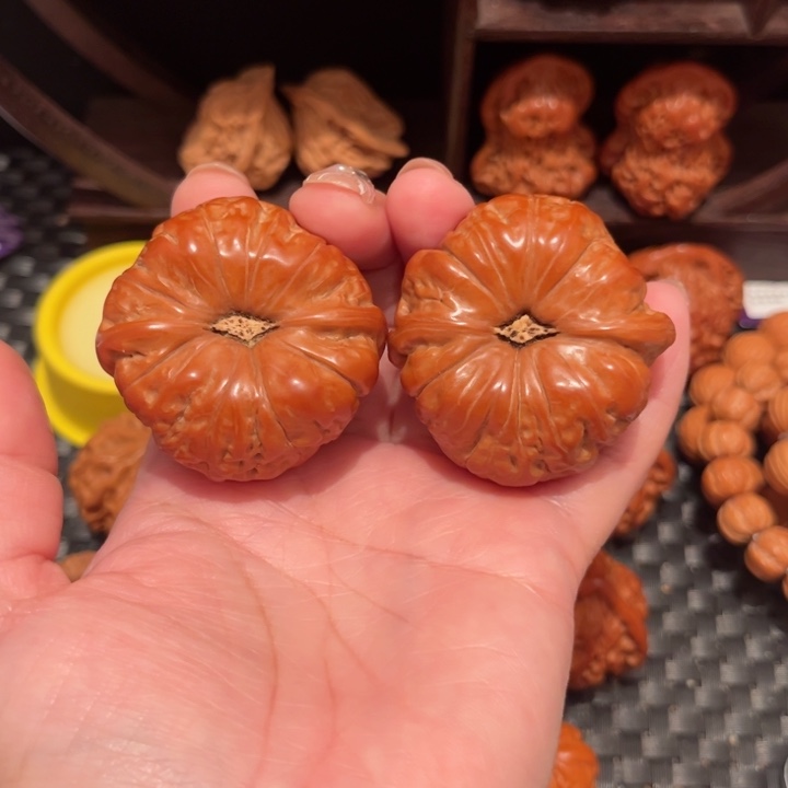 文玩核桃把件南瓜墩47