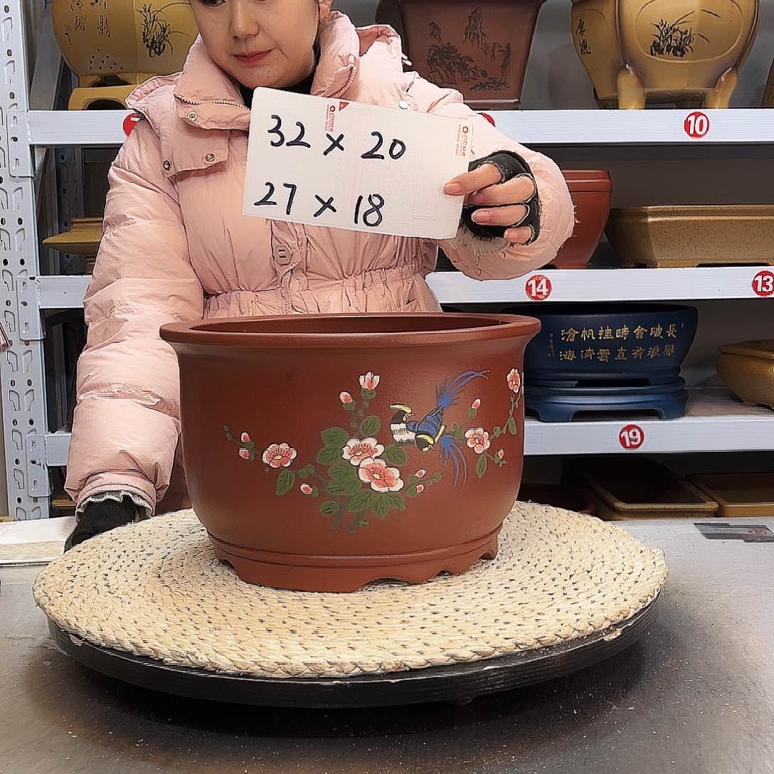 紫砂花盆紫砂花盆