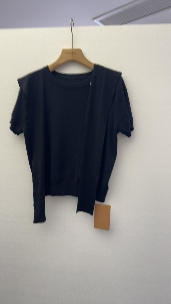 SANDUO短款针织衫毛针织衫薄款套头简约春季打底常规款休闲纯色