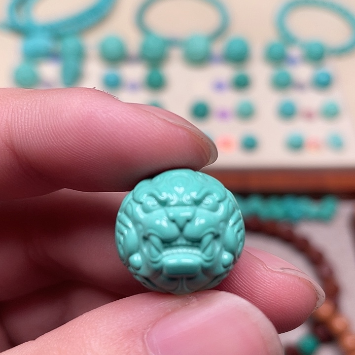 云见匠心手作雕刻配饰，尺寸17
