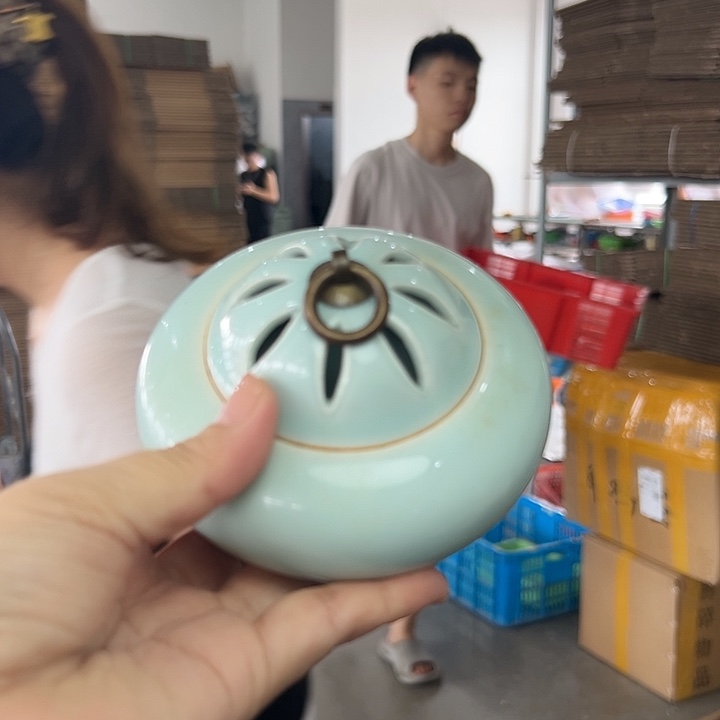 龙泉云间青瓷小米茶器
