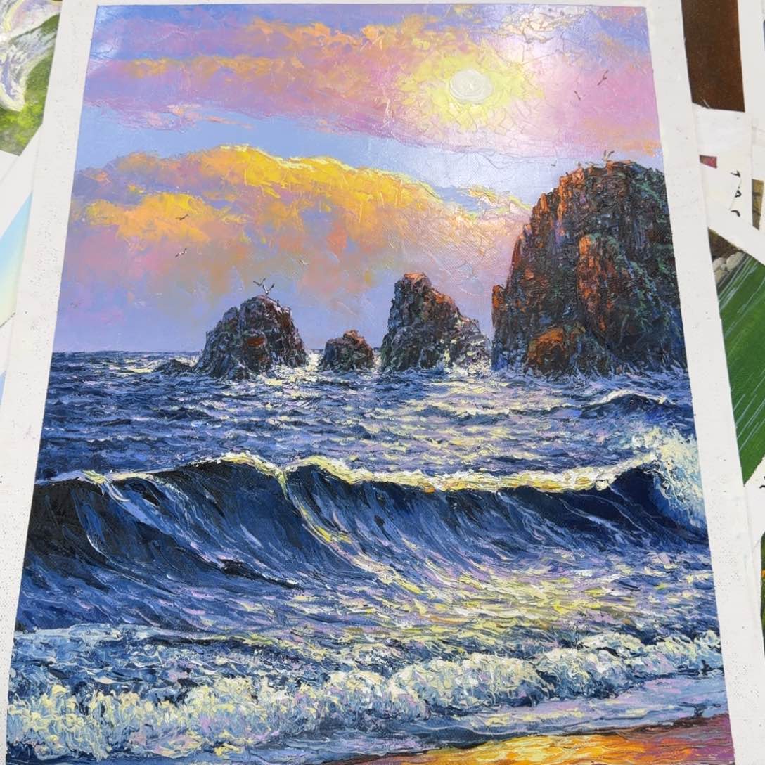 油画我也想要这样一