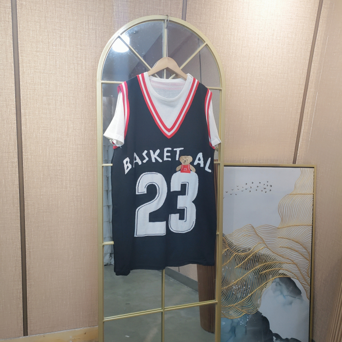 CP70孕妇黑色针织背心裙两件套100-140 微瑕