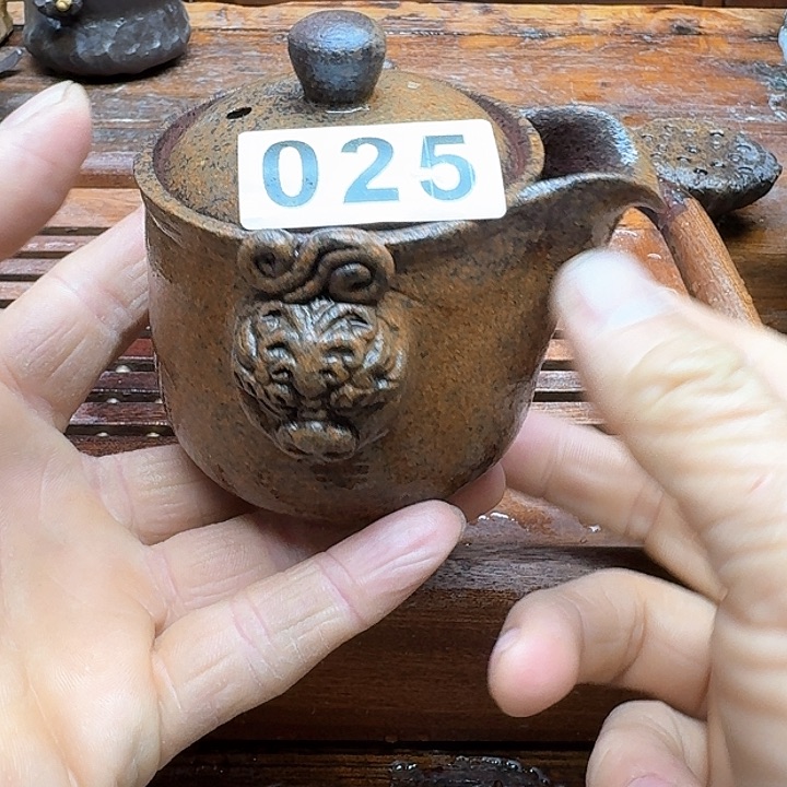 纯手工制作粗陶茶具