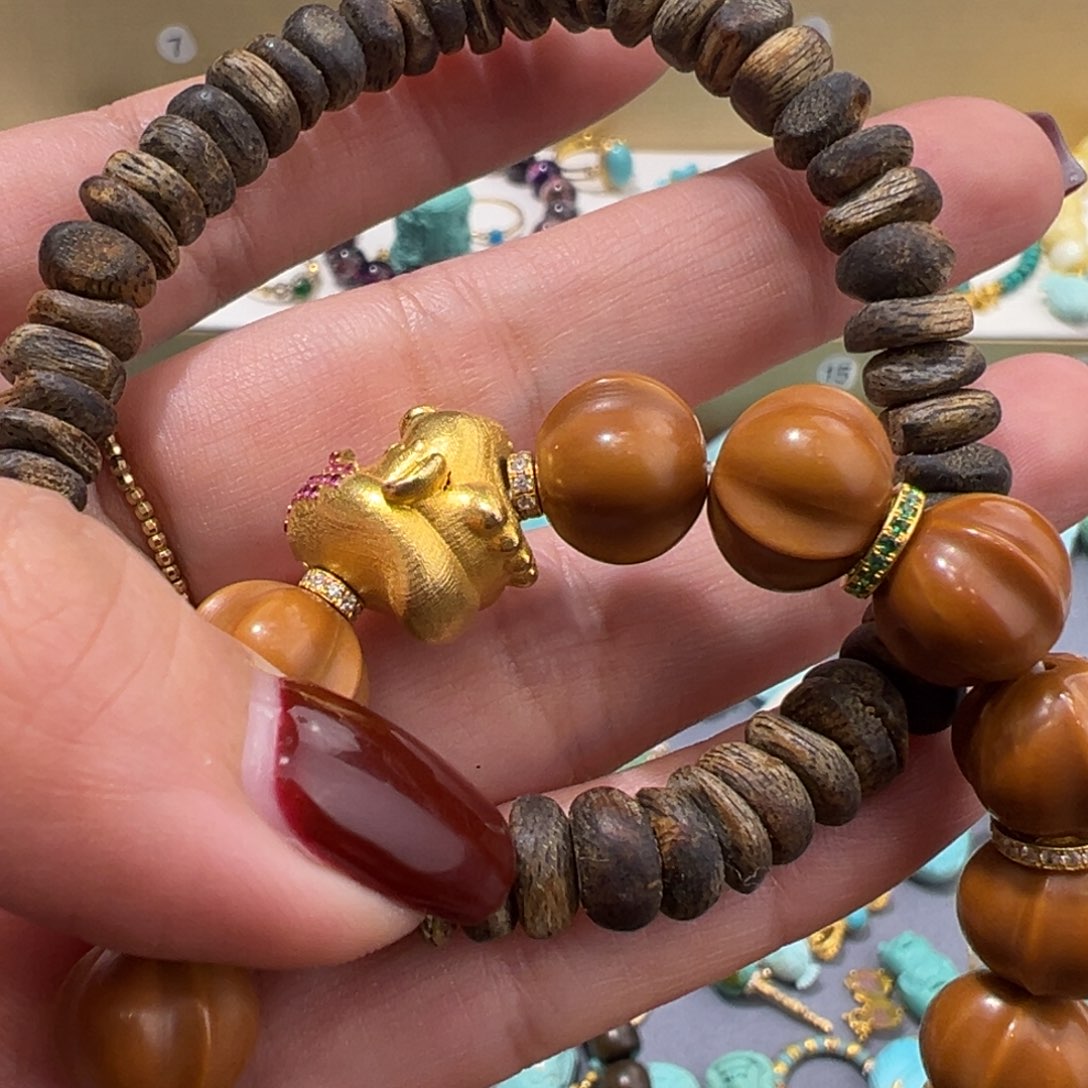 猴头核桃吊坠莉配件