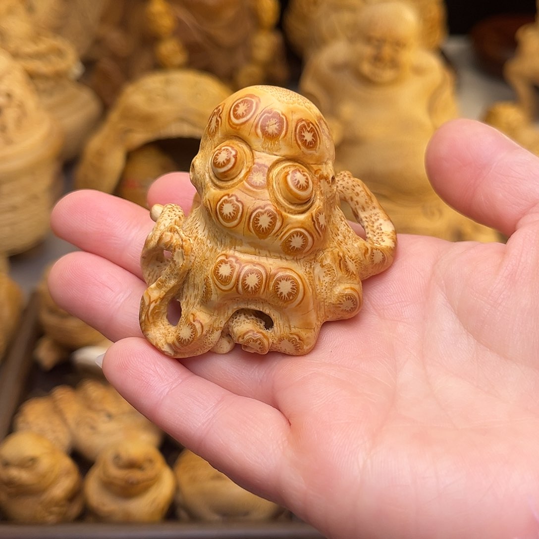 竹竹根的雕刻艺术