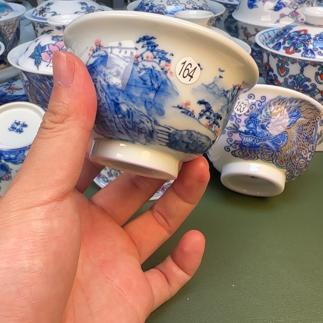 彦祖纯手工手绘茶具164