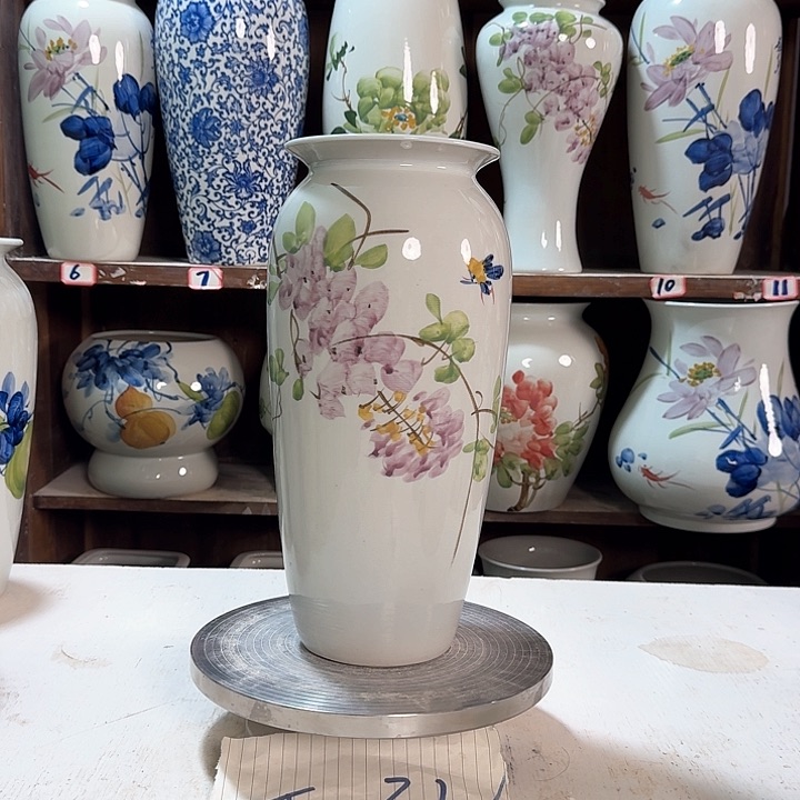 瓶高32紫藤新款陶瓷陶瓷