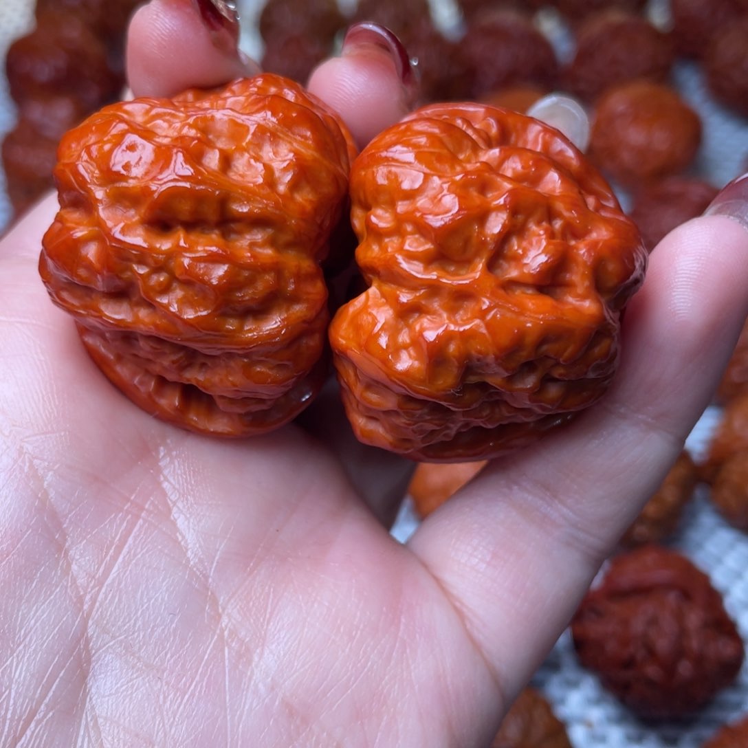 桃核吊坠文玩核桃 手把件 蛤蟆头 39