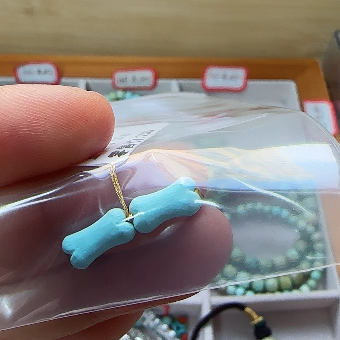 绿松石珠宝半成品未镶嵌