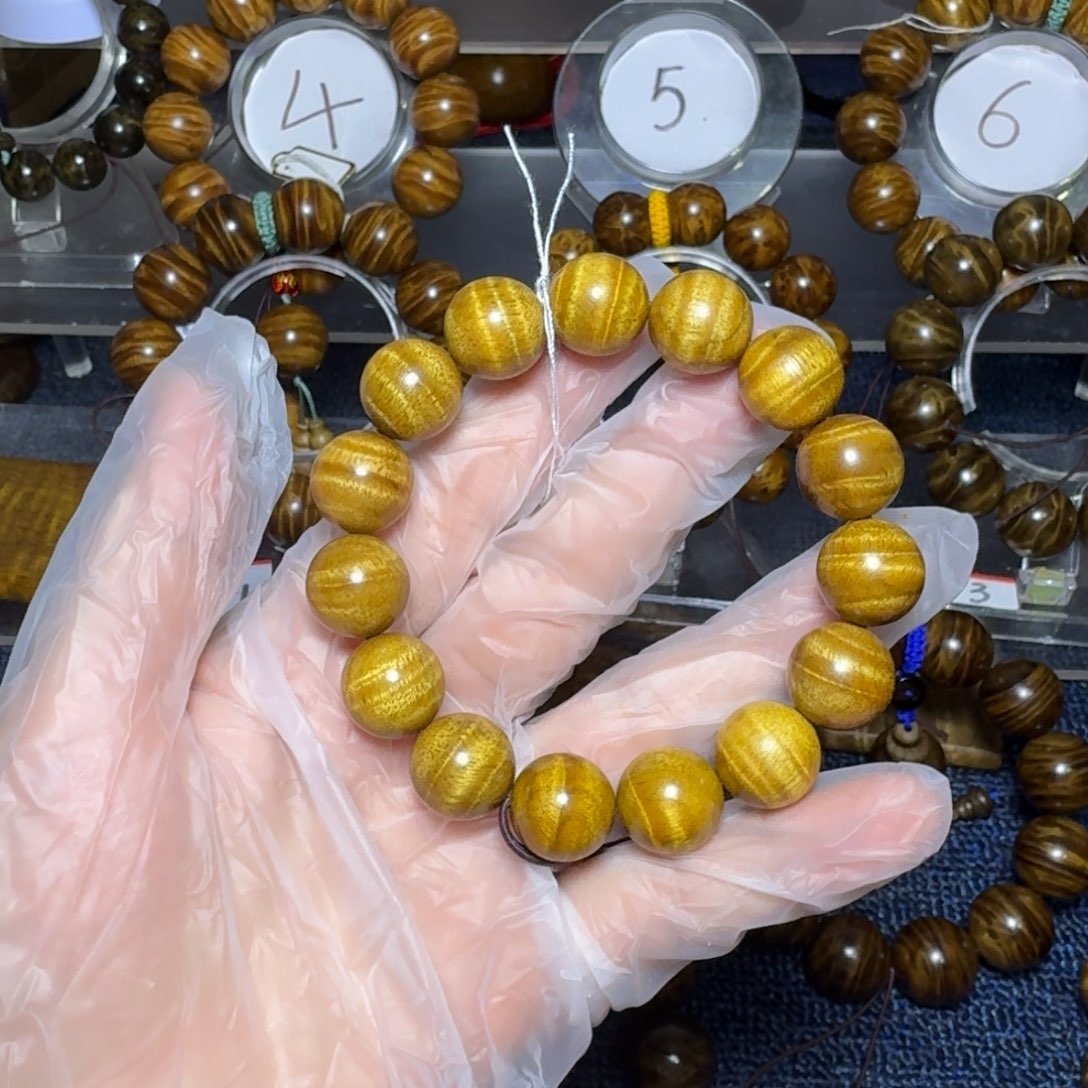 金丝楠手串/手链金丝楠木1.5