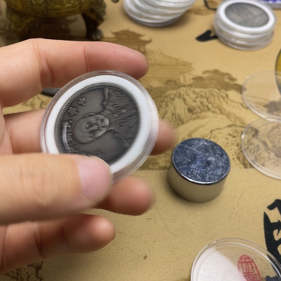 A复古工艺品包浆老品相好边齿清晰