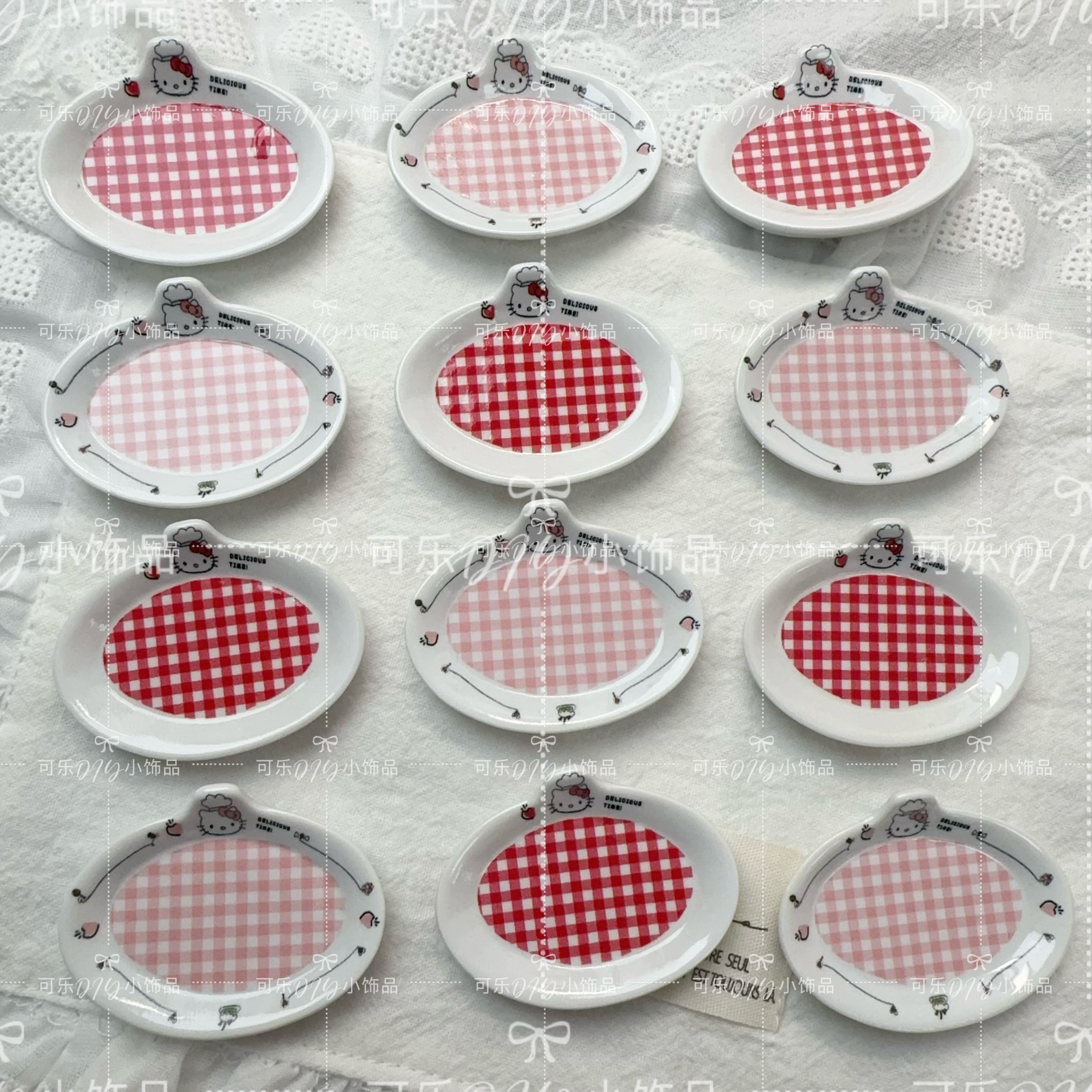 【KT厨师帽·盘】可乐定制树脂配件