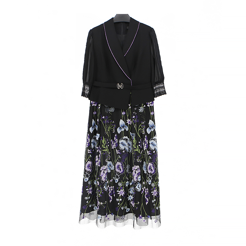   春夏新款气质优雅连衣裙 欧7133P