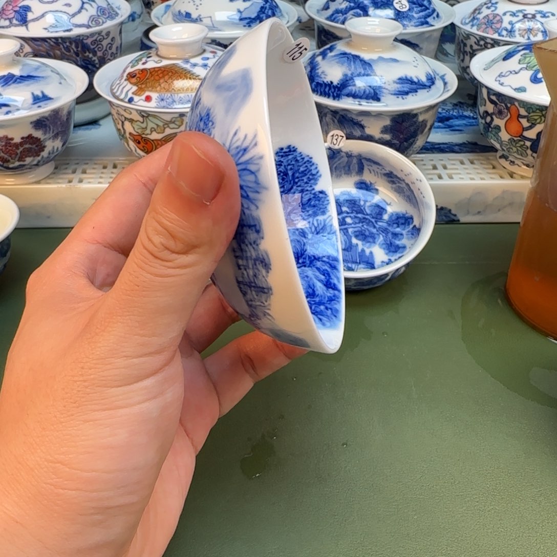 彦祖纯手工手绘茶具115