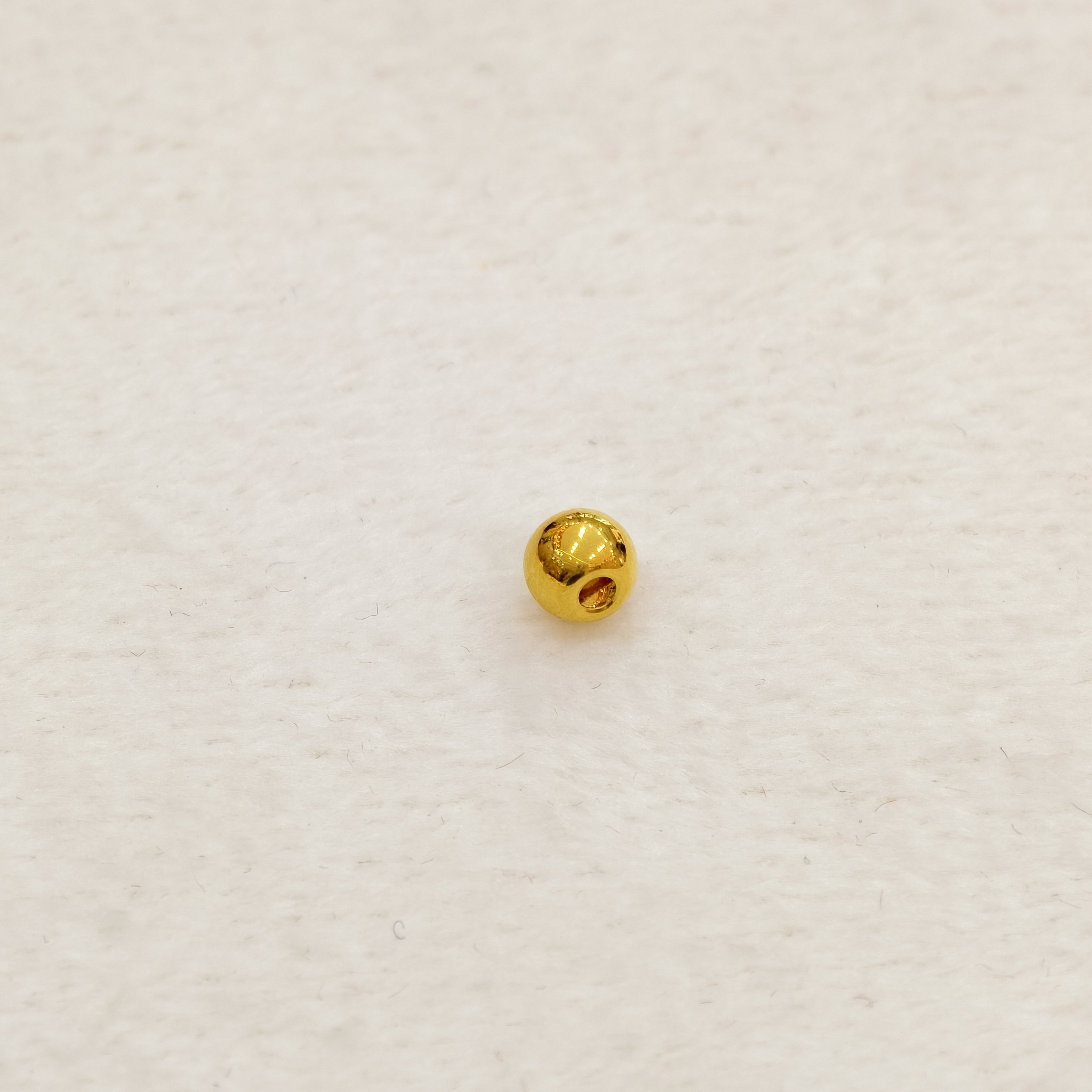 足金 卡4亮面金珠 （福利款不补差）