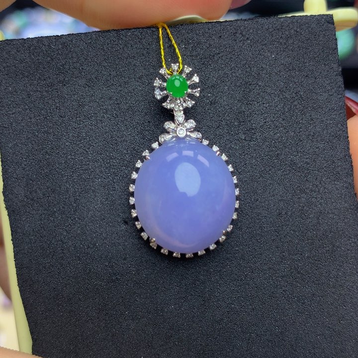 翡翠手链18K金镶嵌翡翠