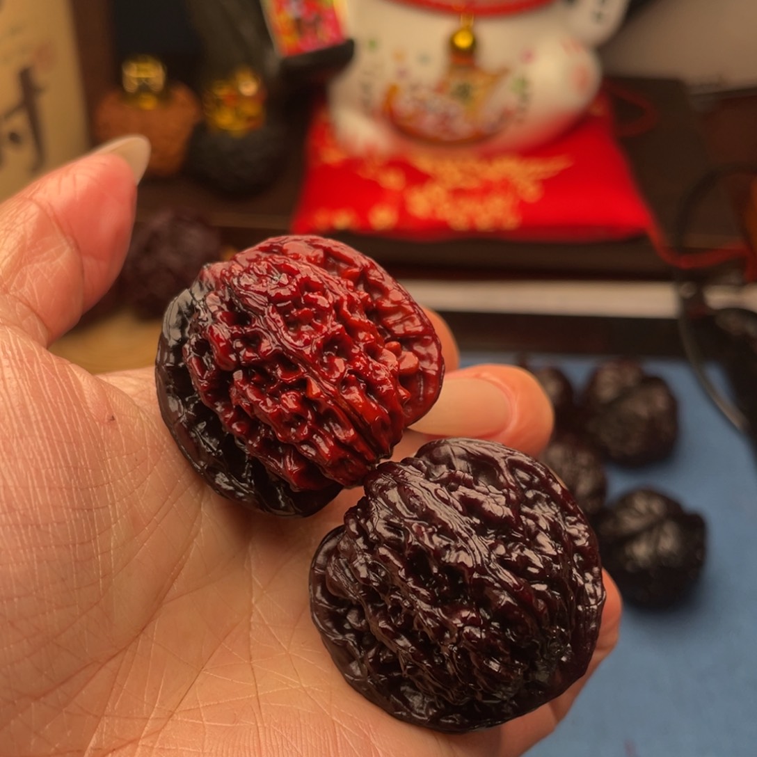 吊坠文玩核桃小彩楼