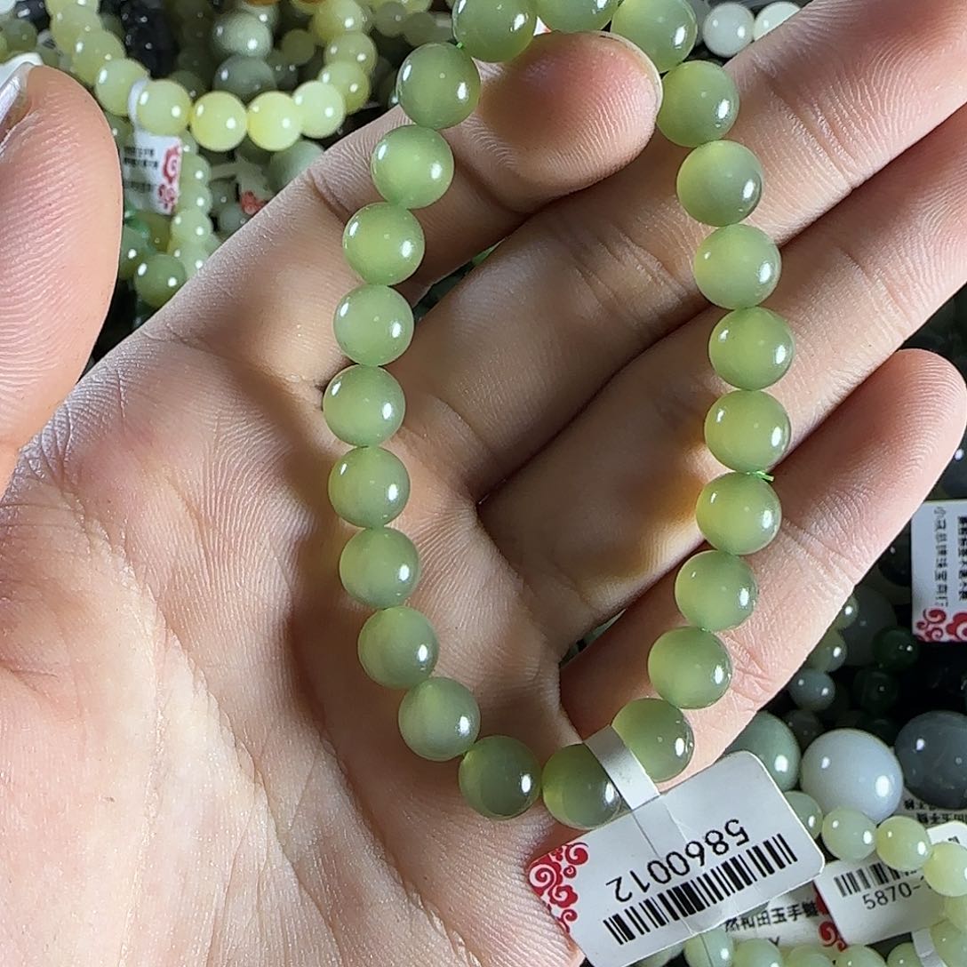 和田玉手链未镶嵌193